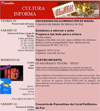 Programa de Navidad – Cabalgata de Reyes en Foz