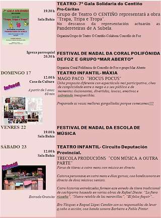 Programa de Navidad – Cabalgata de Reyes en Foz