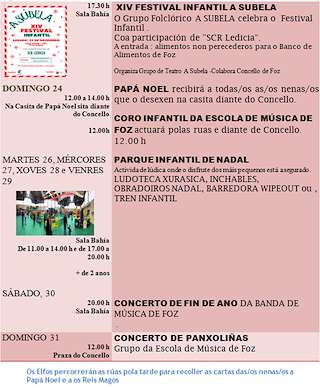 Programa de Navidad – Cabalgata de Reyes en Foz