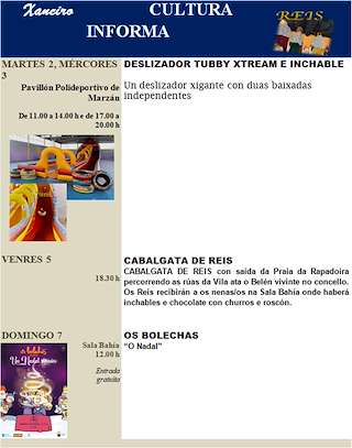 Programa de Navidad – Cabalgata de Reyes en Foz