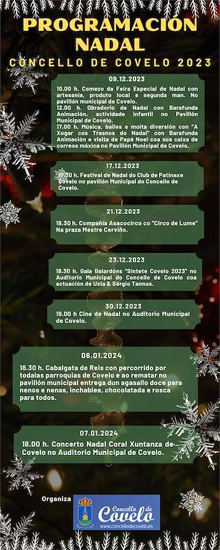 Programa de Navidad – Cabalgata de Reyes en Covelo