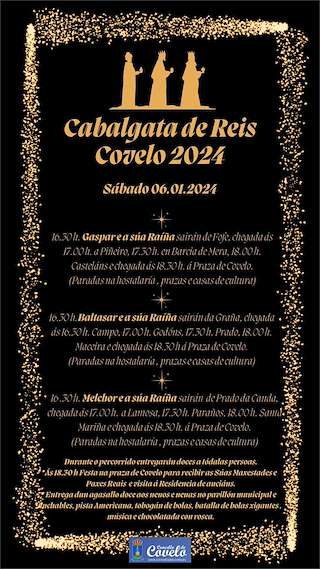 Programa de Navidad – Cabalgata de Reyes en Covelo