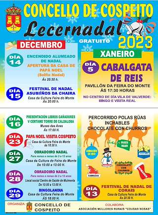 Programa de Navidad – Cabalgata de Reyes en Cospeito