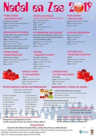 Programa de Navidad – Cabalgata de Reyes (2025-2026) en Zas