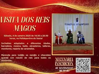 Programa de Navidad – Visita de los Reyes Magos (2025-2026) en Monfero
