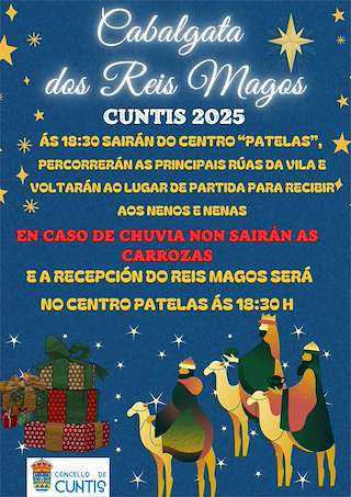Programa de Navidad – Cabalgata de Reyes en Cuntis