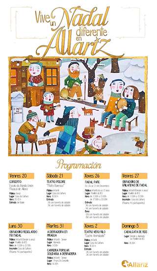 Programa de Navidad – Cabalgata de Reyes (2025-2026) en Allariz