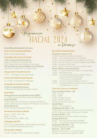 Programa de Navidad – Cabalgata de Reyes en Vimianzo