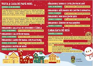 Actividades de Nadal - Cabalgata de Reis (2025-2026) en O Saviñao