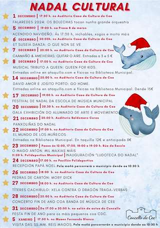 Programa de Navidad – Cabalgata de Reyes en Cee