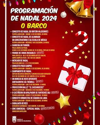 Programa de Nadal - Cabalgata de Reis (2025-2026) en O Barco de Valdeorras