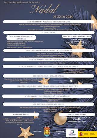 Programa de Nadal - Cabalgata de Reis (2025-2026) en Muxía