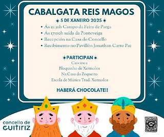 Programa de Navidad – Cabalgata de Reyes (2025-2026) en Guitiriz