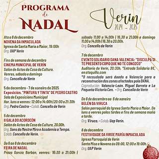 Programa de Navidad – Cabalgata de Reyes (2025-2026) en Verín