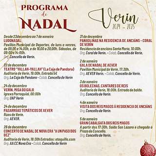 Programa de Navidad – Cabalgata de Reyes (2025-2026) en Verín