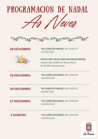 Programa de Navidad – Cabalgata de Reyes (2025-2026) en As Neves