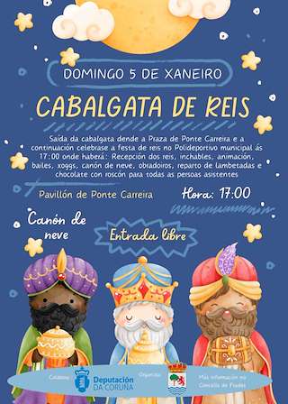 Programa de Navidad – Cabalgata de Reyes en Frades