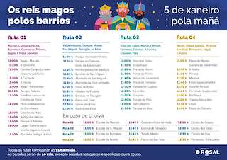 Programa de Navidad – Cabalgata de Reyes en O Rosal