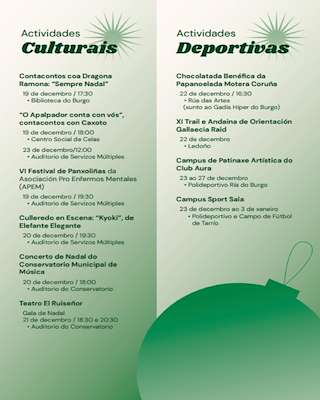 Programa de Navidad – Cabalgata de Reyes (2025-2026) en Culleredo