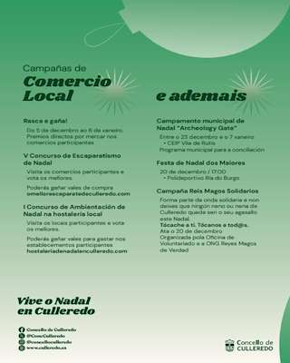 Programa de Navidad – Cabalgata de Reyes (2025-2026) en Culleredo