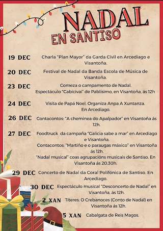 Programa de Navidad – Cabalgata de Reyes en Santiso