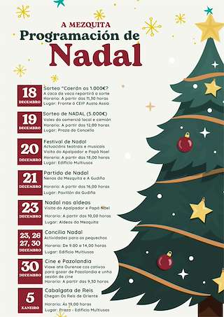 Programa de Navidad – Cabalgata de Reyes (2025-2026) en A Mezquita