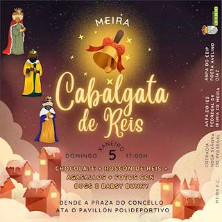 Programa de Navidad – Cabalgata de Reyes en Meira