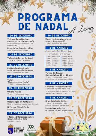 Programa de Navidad – Cabalgata de Reyes en A Lama
