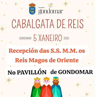 Programa de Nadal - Cabalgata de Reis (2025-2026) en Gondomar