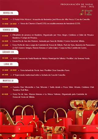 Programa de Nadal - Cabalgata de Reis (2025-2026) en Silleda