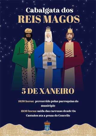 Programa de Navidad – Cabalgata de Reyes en Ribadumia