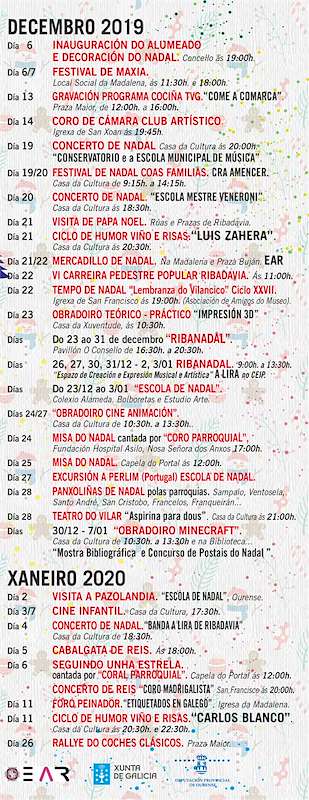 Programa de Nadal - Cabalgada de Reis (2025-2026) en Ribadavia