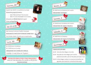 Actividades de Nadal - Cabalgata de Reis (2025-2026) en O Saviñao