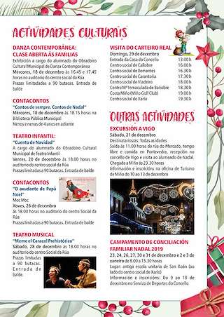 Programa de Nadal - Cabalgata de Reis (2025-2026) en Miño