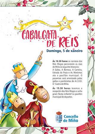 Programa de Nadal - Cabalgata de Reis (2025-2026) en Miño