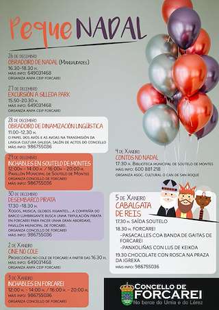 Programa de Navidad – Cabalgata de Reyes (2025-2026) en Forcarei