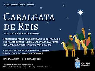 Programa de Nadal - Cabalgata de Reis en Arzúa