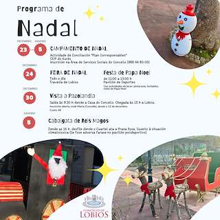 Programa de Navidad – Cabalgata de Reyes en Lobios