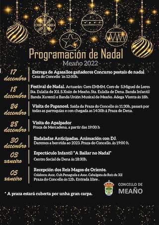 Programa de Nadal - Recepción dos Reis Magos en Meaño