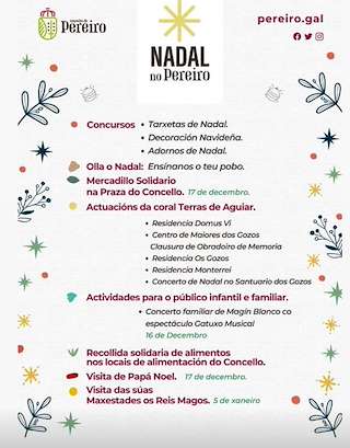 Programa de Navidad – Visita de los Reyes en O Pereiro de Aguiar