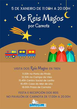 Programa de Nadal - Visita dos Reis en Carnota