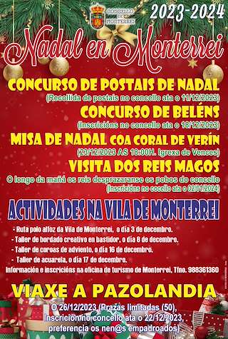 Programa de Nadal - Visita dos Reis Magos en Monterrei
