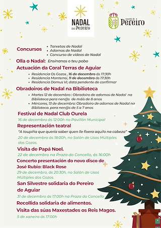 Programa de Navidad – Visita de los Reyes en O Pereiro de Aguiar