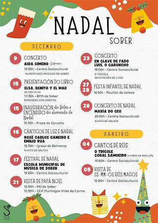 Programa de Nadal - Visita dos Reis (2025-2026) en Sober