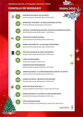 Programa de Navidad – Visita de los Reyes en Mondariz