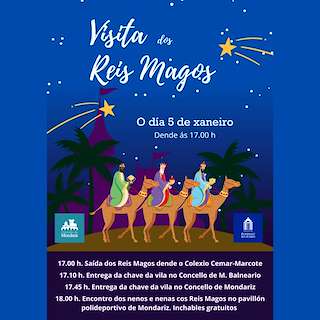 Programa de Navidad – Visita de los Reyes en Mondariz
