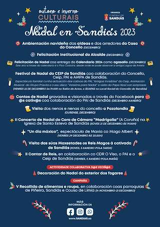 Programa de Nadal - Visita dos Reis en Sandiás