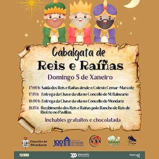 Programa de Navidad – Visita de los Reyes en Mondariz