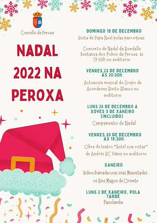 Programa de Navidad – Visita de los Reyes en A Peroxa