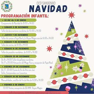 Programa de Nadal do CCD Sanxenxo